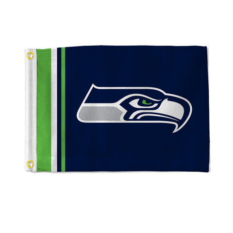 Seattle Seahawks Flag 12x17 Striped Utility