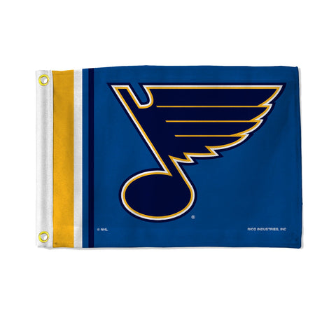 St. Louis Blues Flag 12x17 Striped Utility
