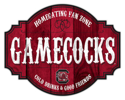 South Carolina Gamecocks Sign Wood 12 Inch Homegating Tavern