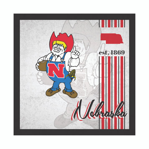 Nebraska Cornhuskers Sign Wood 10x10 Album Design