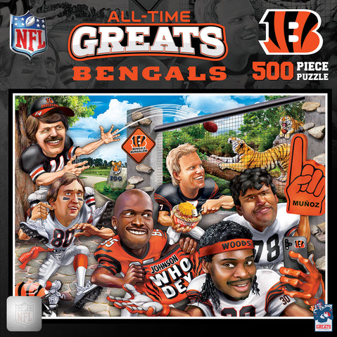 Cincinnati Bengals Puzzle 500 Piece All-Time Greats