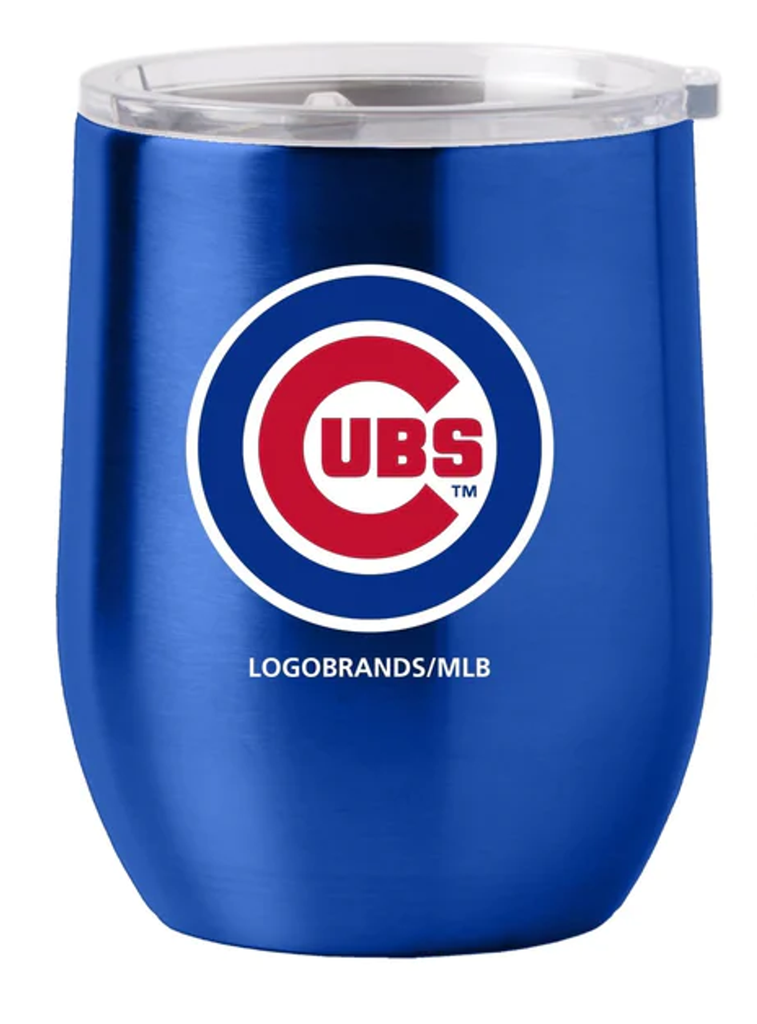 Chicago Cubs Travel Tumbler 16oz Stainless Steel Curved