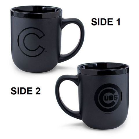 Chicago Cubs Coffee Mug 17oz Matte Black