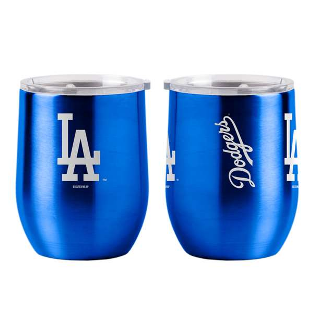 Los Angeles Dodgers Travel Tumbler 16oz Stainless Steel Curved