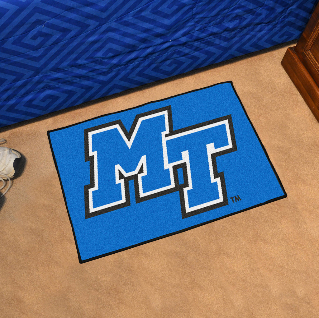 Middle Tennessee Blue Raiders Starter Mat Accent Rug - 19in. x 30in.