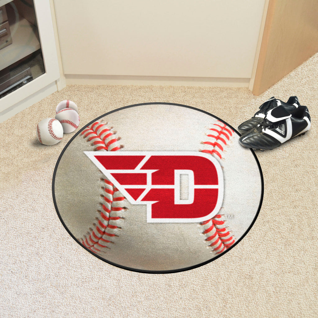 Dayton Flyers Baseball Rug - 27in. Diameter
