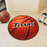 Cal State - Fullerton Titans Basketball Rug - 27in. Diameter