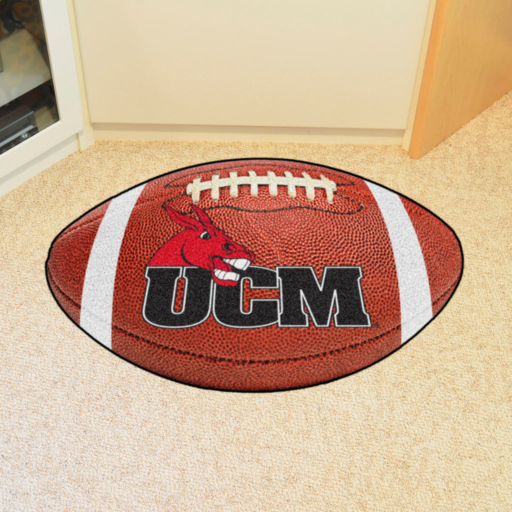 Central Missouri Mules Football Rug - 20.5in. x 32.5in.