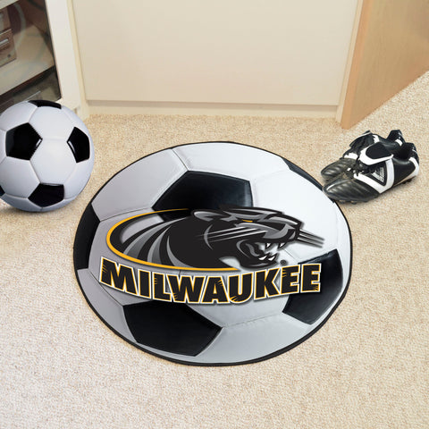 Wisconsin-Milwaukee Panthers Soccer Ball Rug - 27in. Diameter