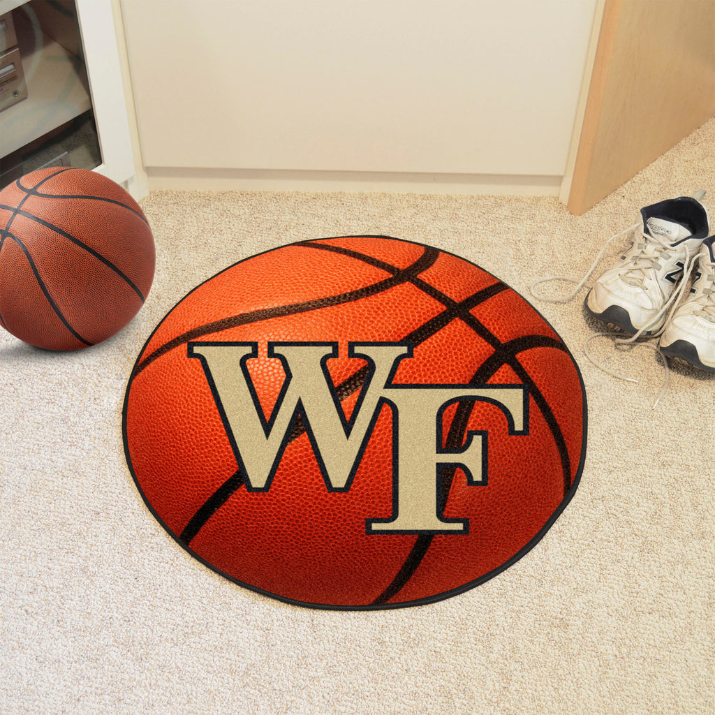 Wake Forest Demon Deacons Basketball Rug - 27in. Diameter