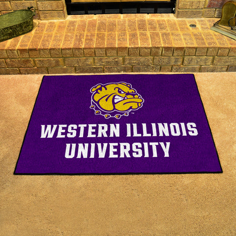 Western Illinois Leathernecks All-Star Rug - 34 in. x 42.5 in.