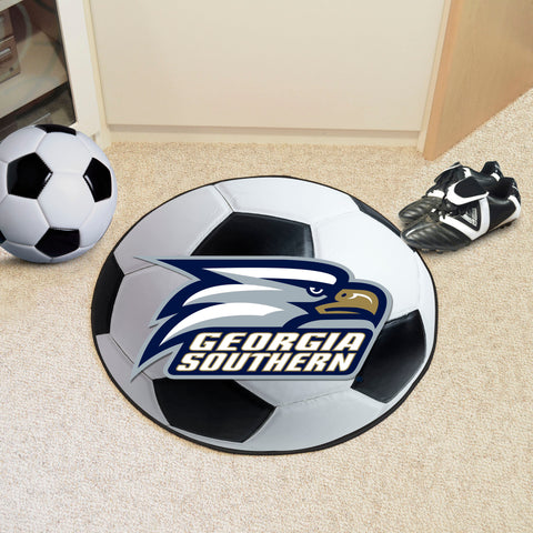 Georgia Southern Eagles Soccer Ball Rug - 27in. Diameter