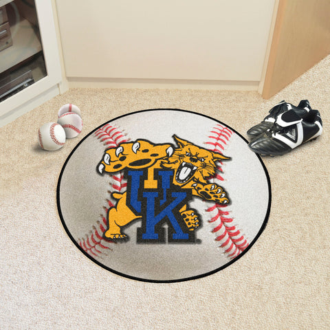Kentucky Wildcats Baseball Rug - 27in. Diameter, Wildcat Logo