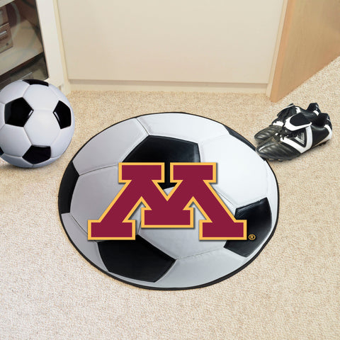 Minnesota Golden Gophers Soccer Ball Rug - 27in. Diameter
