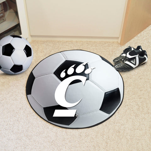 Cincinnati Bearcats Soccer Ball Rug - 27in. Diameter