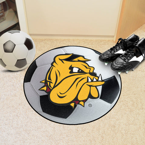 Minnesota-Duluth Bulldogs Soccer Ball Rug - 27in. Diameter