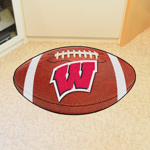 Wisconsin Badgers Football Rug - 20.5in. x 32.5in.
