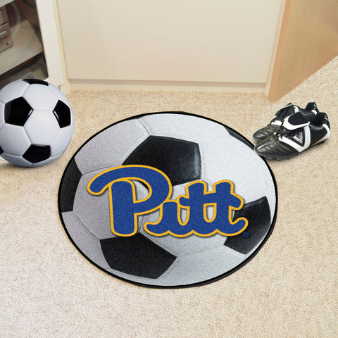 Pitt Panthers Soccer Ball Rug - 27in. Diameter