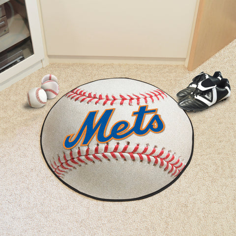 New York Mets Baseball Rug - 27in. Diameter2014