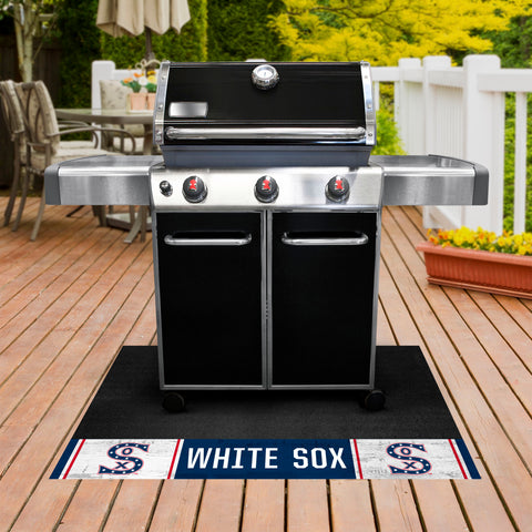 Chicago White Sox Vinyl Grill Mat - 26in. x 42in.1982