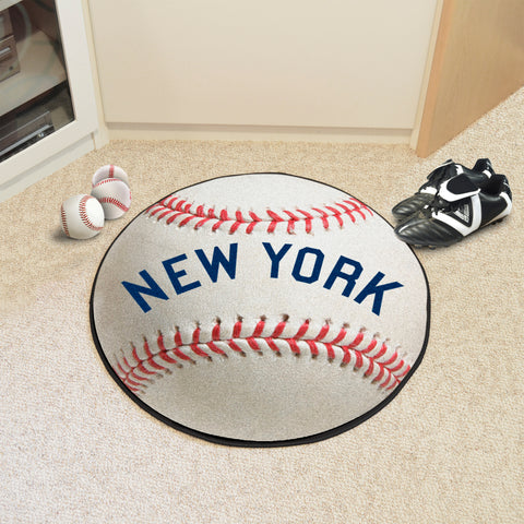 New York Yankees Baseball Rug - 27in. Diameter1927