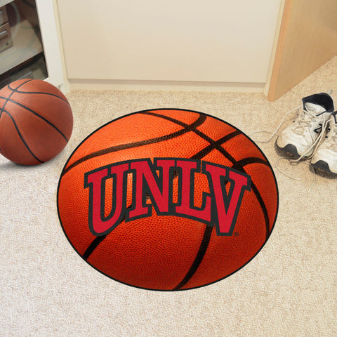 UNLV Rebels Basketball Rug - 27in. Diameter