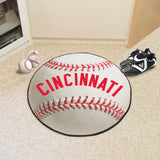 Cincinnati Reds Baseball Rug - 27in. Diameter1967