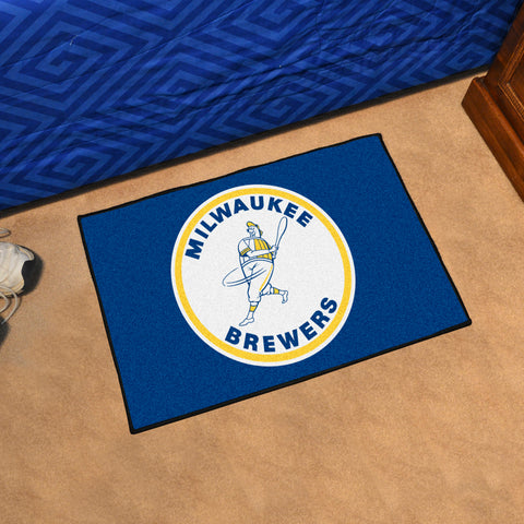 Milwaukee Brewers Starter Mat Accent Rug - 19in. x 30in.1970
