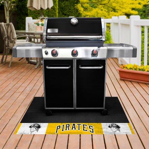 Pittsburgh Pirates Vinyl Grill Mat - 26in. x 42in.1977