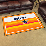 Houston Astros 4ft. x 6ft. Plush Area Rug1984