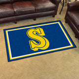 Seattle Mariners 4ft. x 6ft. Plush Area Rug