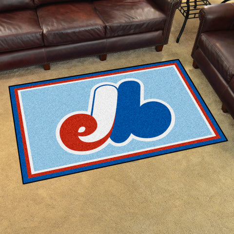 Montreal Expos 4ft. x 6ft. Plush Area Rug