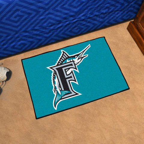 Florida Marlins Starter Mat Accent Rug - 19in. x 30in.