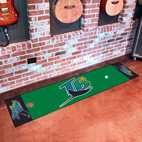Tampa Bay Devil Rays Putting Green Mat - 1.5ft. x 6ft.