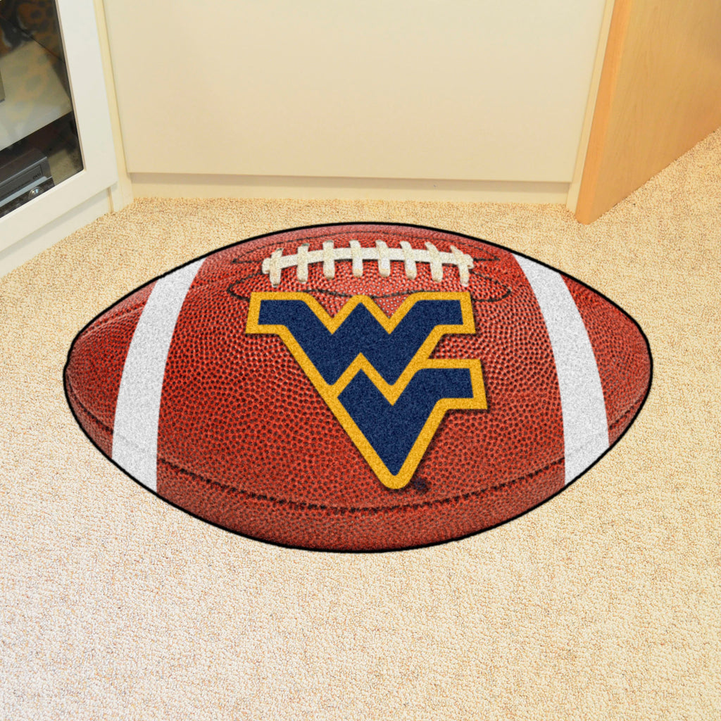 West Virginia Mountaineers Football Rug - 20.5in. x 32.5in.