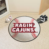 Louisiana-Lafayette Ragin' Cajuns Baseball Rug - 27in. Diameter