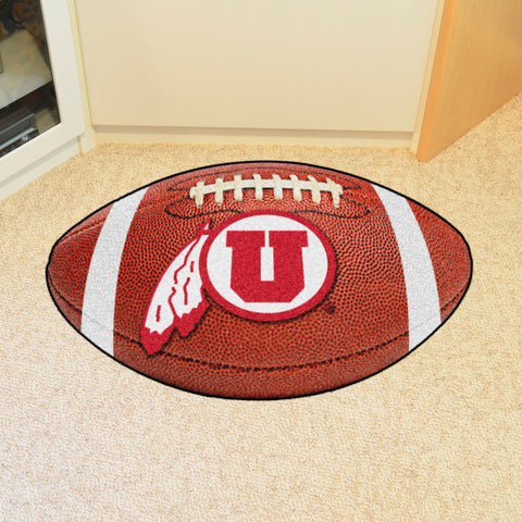 Utah Utes Football Rug - 20.5in. x 32.5in.