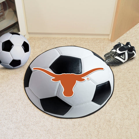 Texas Longhorns Soccer Ball Rug - 27in. Diameter