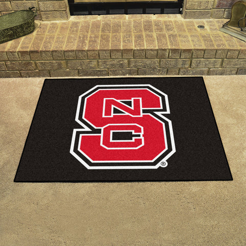 NC State Wolfpack All-Star Rug - 34 in. x 42.5 in., NSC Logo
