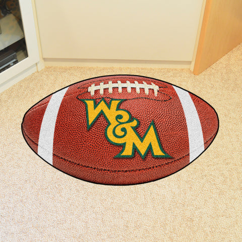 William & Mary Tribe Football Rug - 20.5in. x 32.5in.