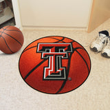 Texas Tech Red Raiders Basketball Rug - 27in. Diameter