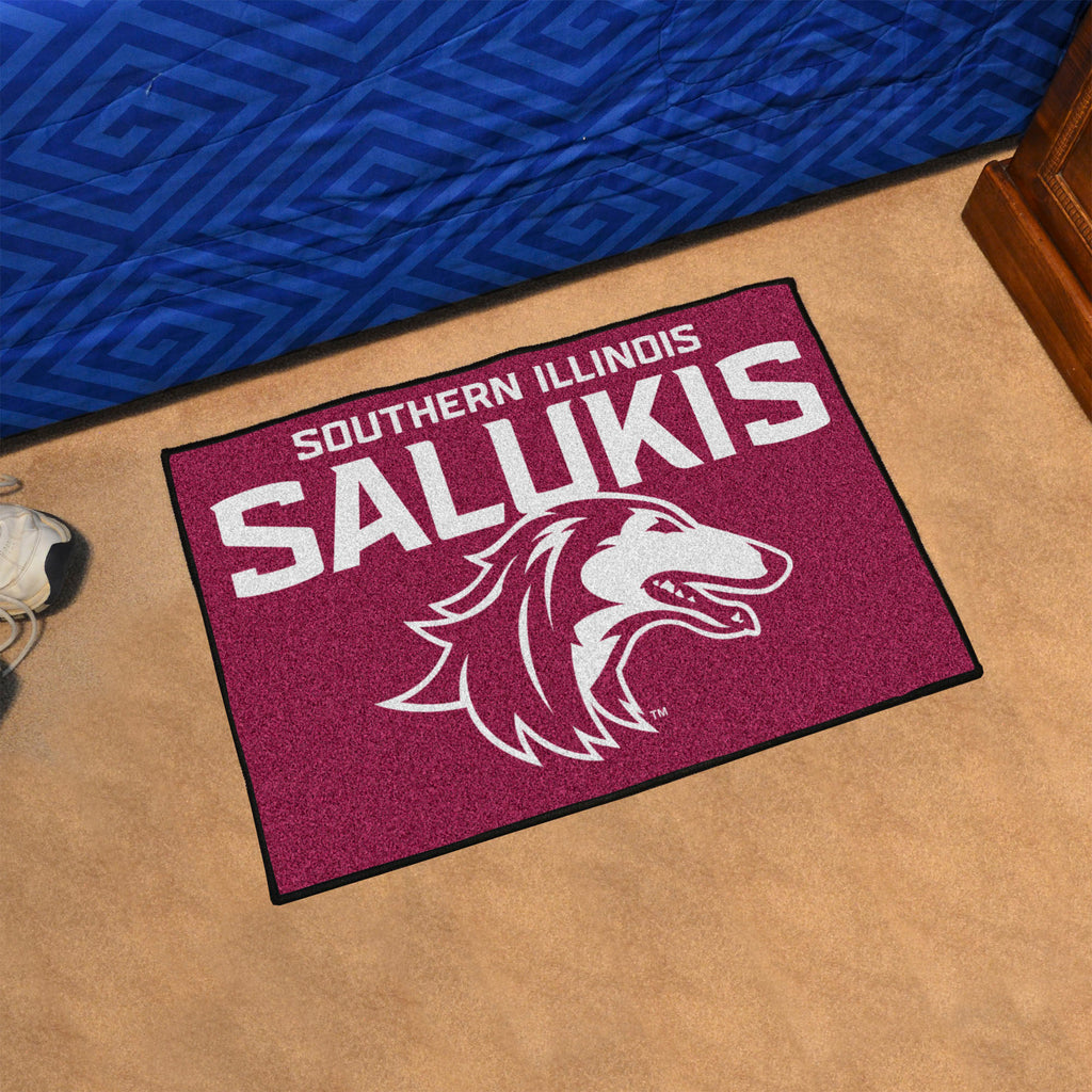 Southern Illinois Salukis Starter Mat Accent Rug - 19in. x 30in.