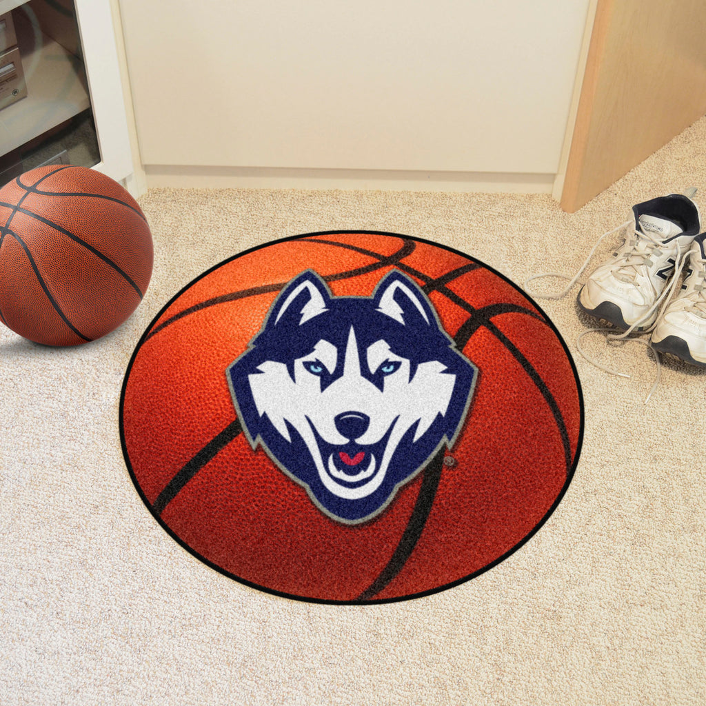 UConn Huskies Basketball Rug - 27in. Diameter