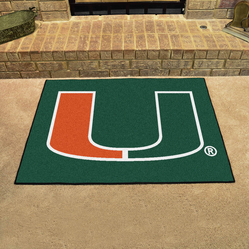 Miami Hurricanes All-Star Rug - 34 in. x 42.5 in.
