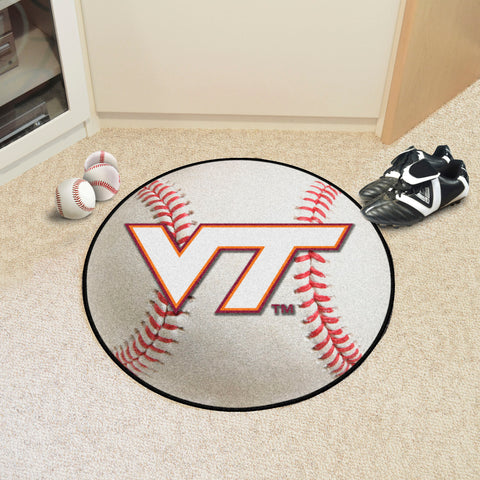 Virginia Tech Hokies Baseball Rug - 27in. Diameter