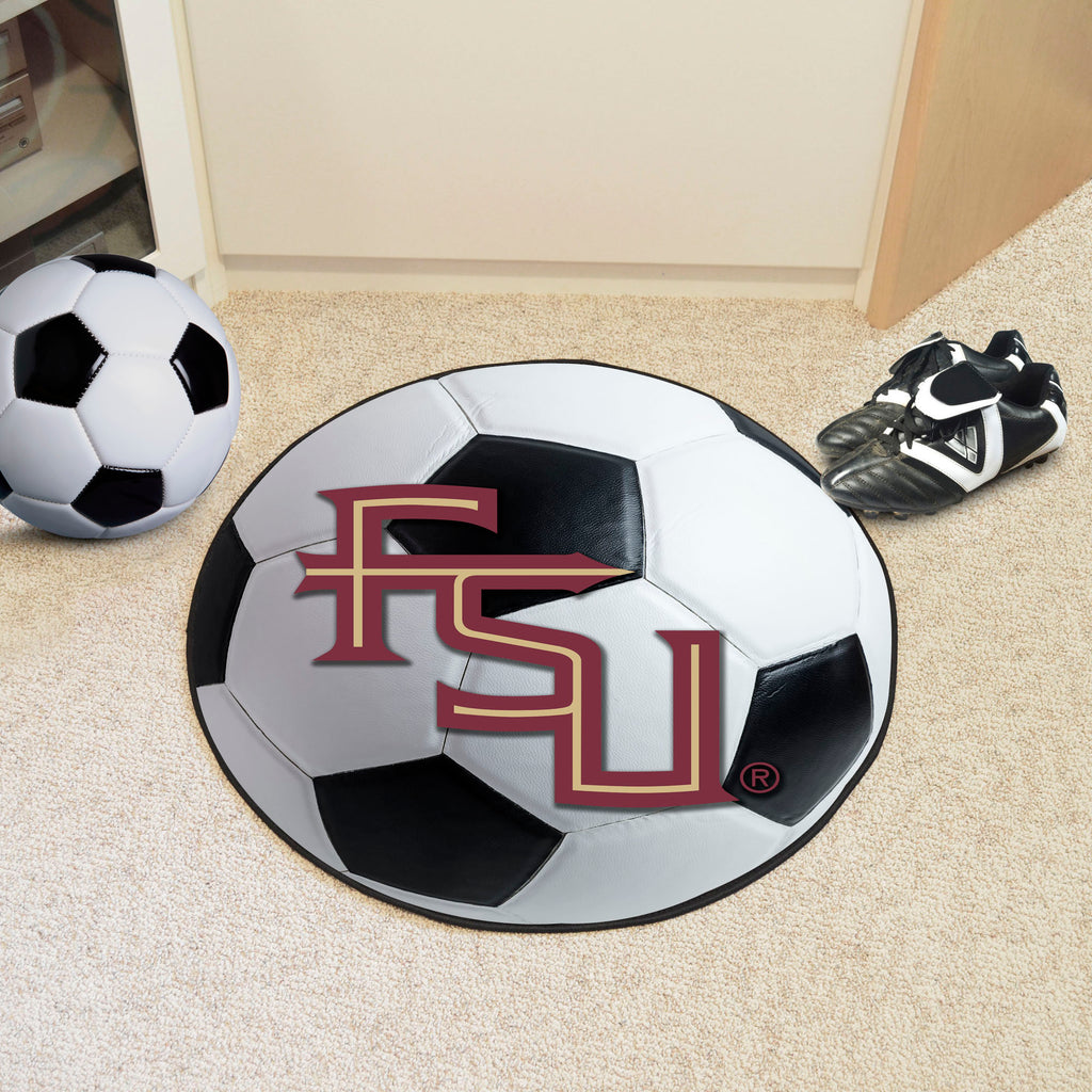 Florida State Seminoles Soccer Ball Rug - 27in. Diameter