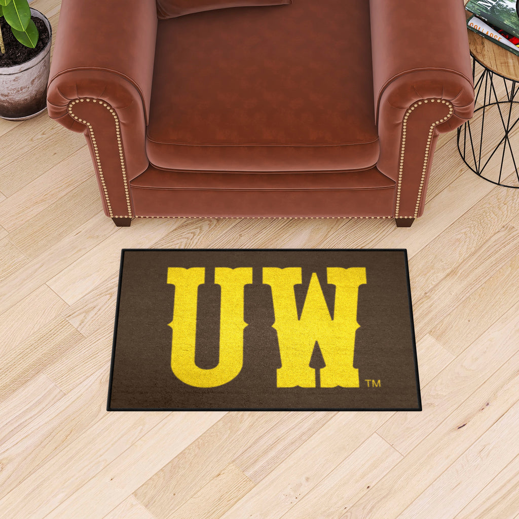 Wyoming Cowboys Starter Mat Accent Rug - 19in. x 30in.