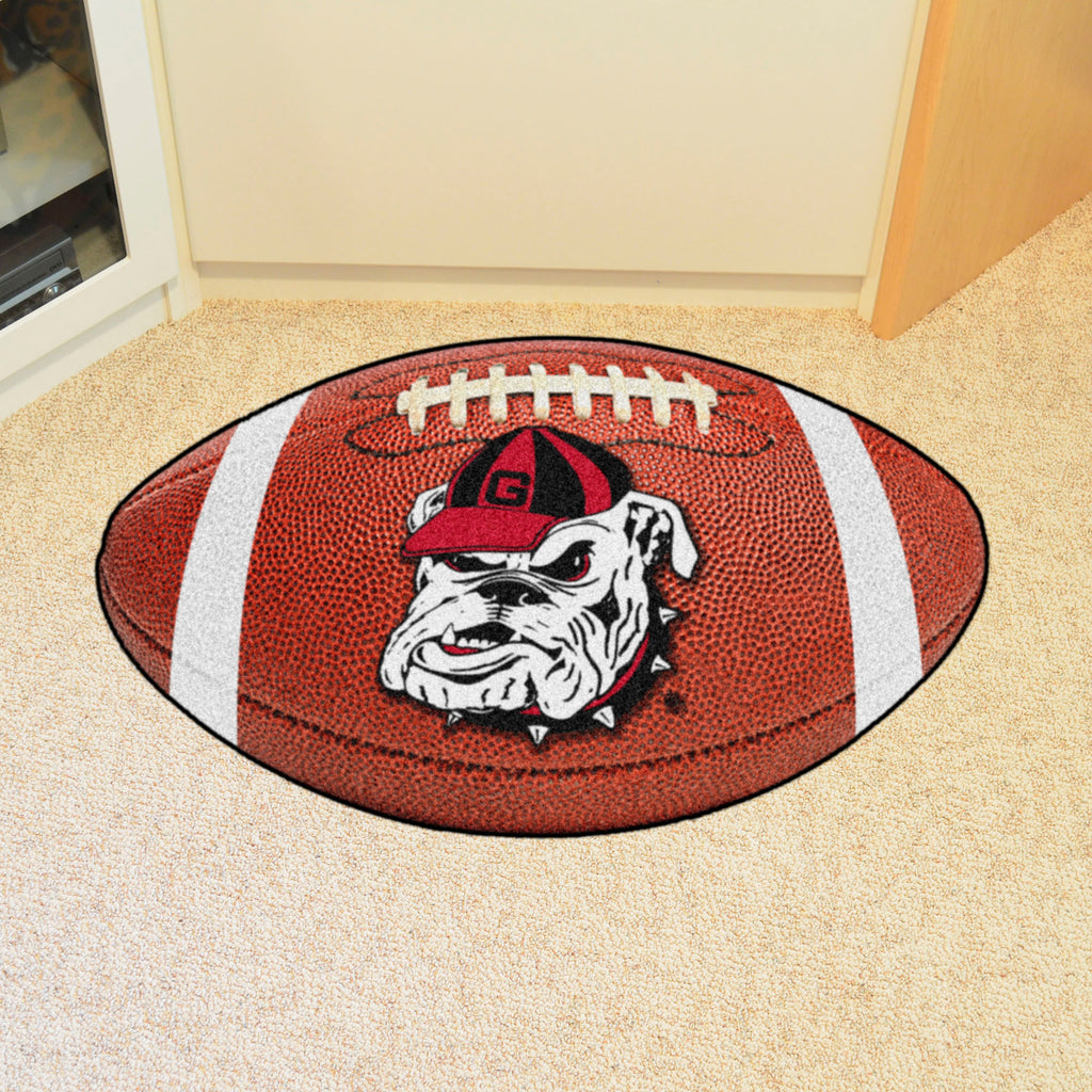 Georgia Bulldogs Football Rug - 20.5in. x 32.5in.