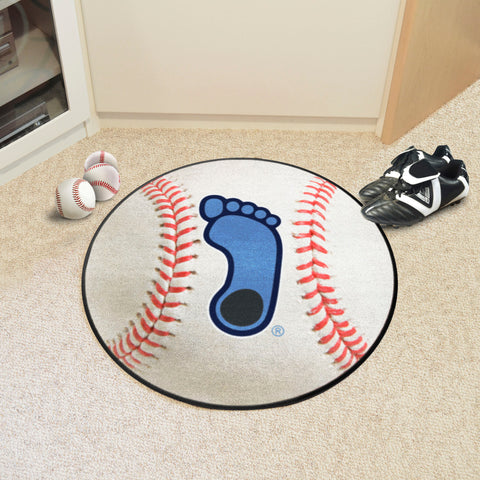 North Carolina Tar Heels Baseball Rug - 27in. Diameter, Tar Heel Logo