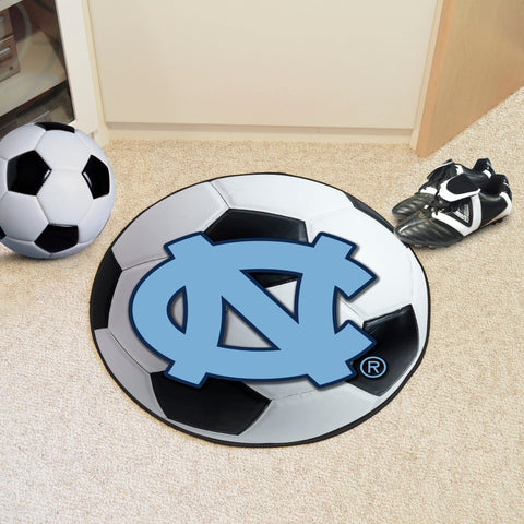 North Carolina Tar Heels Soccer Ball Rug - 27in. Diameter